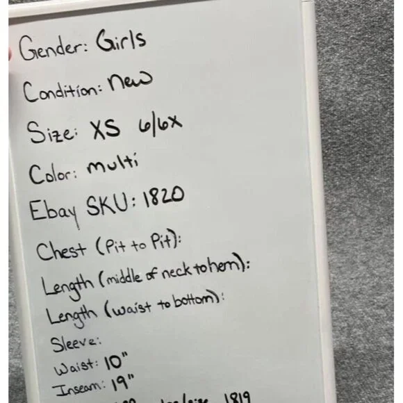 Xersion Velour Jogger Pants Girls XS 6-6X Black White Color Block Drawstring New - Picture 9 of 9